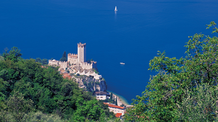 veduta del lago di Garda