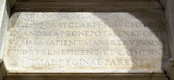 Chiesa dei Santi Apostoli. Cappella Corner